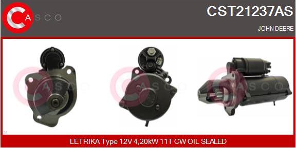 Casco CST21237AS - Стартер autospares.lv