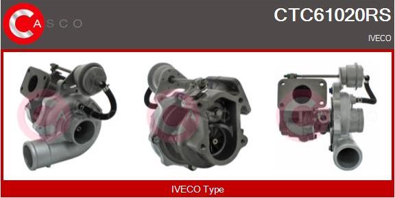 Casco CTC61020RS - Турбина, компрессор autospares.lv