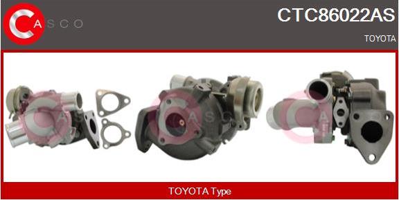 Casco CTC86022AS - Турбина, компрессор autospares.lv