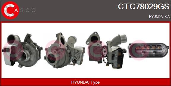 Casco CTC78029GS - Турбина, компрессор autospares.lv