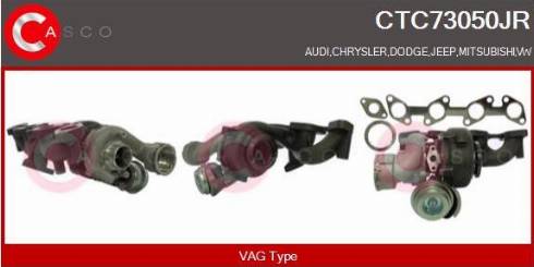 Casco CTC73050JR - Турбина, компрессор autospares.lv