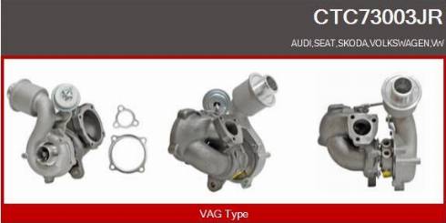 Casco CTC73003JR - Турбина, компрессор autospares.lv