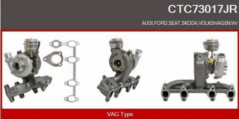 Casco CTC73017JR - Турбина, компрессор autospares.lv