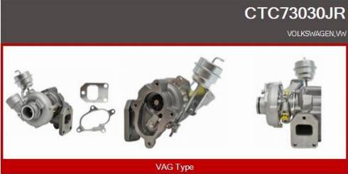 Casco CTC73030JR - Турбина, компрессор autospares.lv