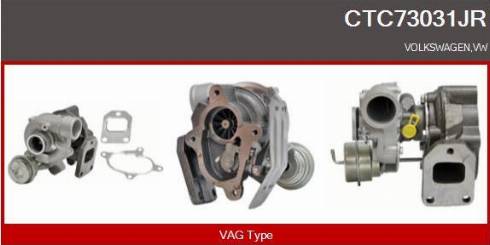 Casco CTC73031JR - Турбина, компрессор autospares.lv