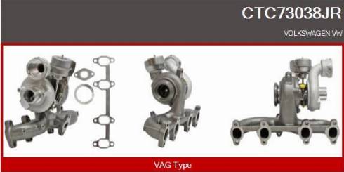 Casco CTC73038JR - Турбина, компрессор autospares.lv