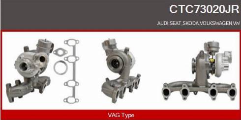 Casco CTC73020JR - Турбина, компрессор autospares.lv