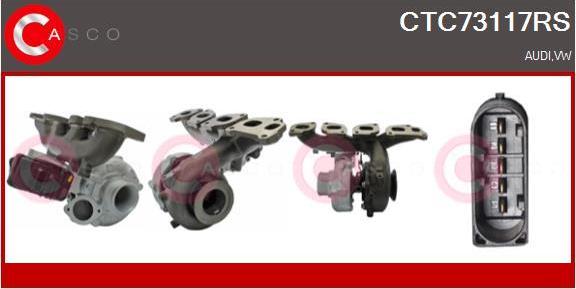 Casco CTC73117RS - Турбина, компрессор autospares.lv