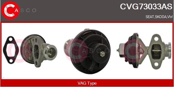 Casco CVG73033AS - Клапан возврата ОГ autospares.lv
