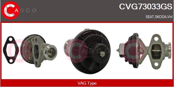 Casco CVG73033GS - Клапан возврата ОГ autospares.lv