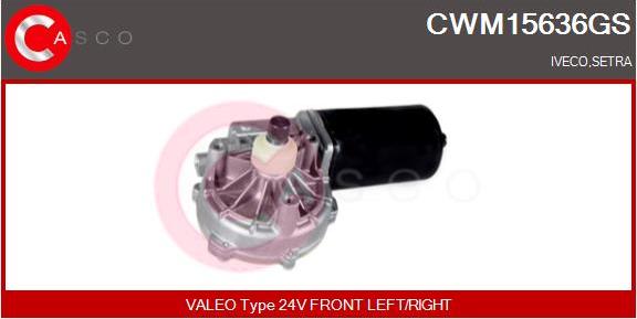 Casco CWM15636GS - Двигатель стеклоочистителя autospares.lv