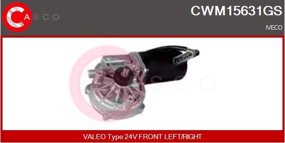 Casco CWM15631GS - Двигатель стеклоочистителя autospares.lv