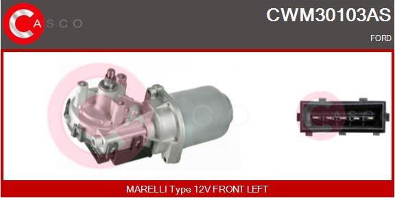 Casco CWM30103AS - Двигатель стеклоочистителя autospares.lv