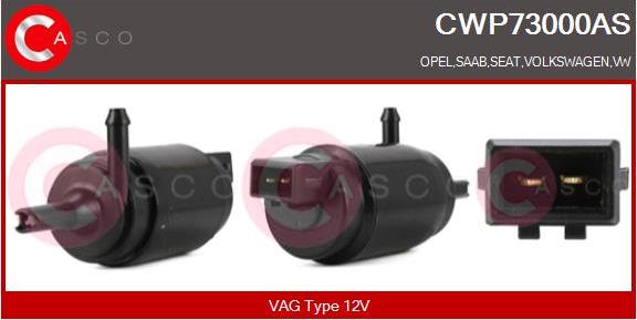 Casco CWP73000AS - Водяной насос, система очистки окон autospares.lv