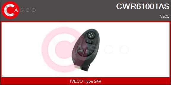 Casco CWR61001AS - Выключатель, стеклоподъемник autospares.lv