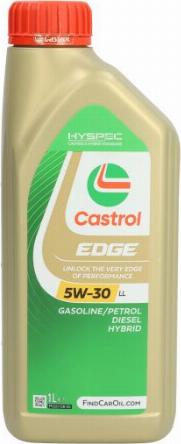 Castrol EDGE5W30LL1L - Моторное масло autospares.lv