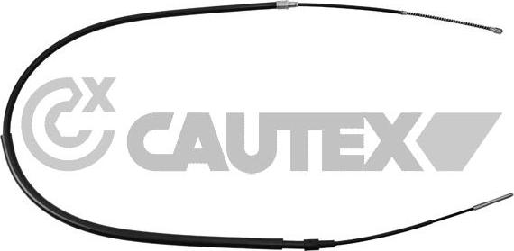 Cautex 460057 - Тросик, cтояночный тормоз autospares.lv