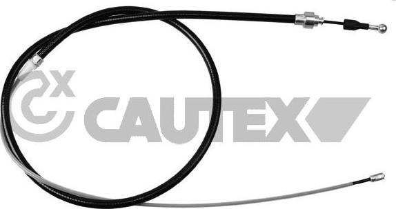 Cautex 468057 - Тросик, cтояночный тормоз autospares.lv