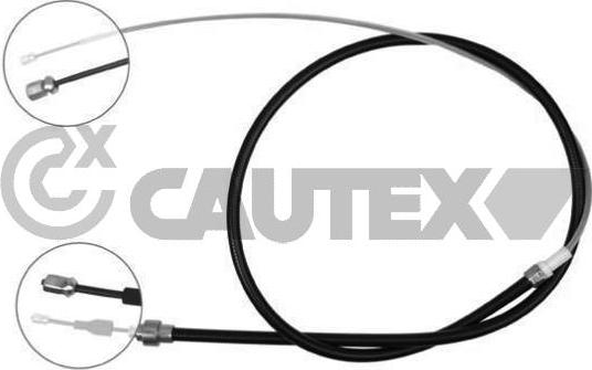 Cautex 468067 - Тросик, cтояночный тормоз autospares.lv