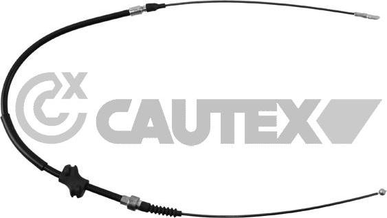 Cautex 468236 - Тросик, cтояночный тормоз autospares.lv