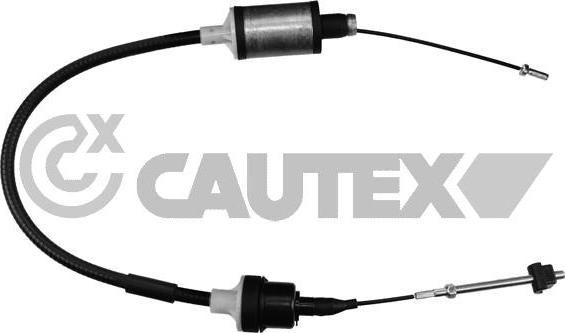 Cautex 489007 - Трос, управление сцеплением autospares.lv