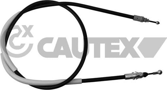 Cautex 489039 - Тросик, cтояночный тормоз autospares.lv