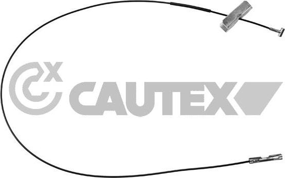 Cautex 069100 - Тросик, cтояночный тормоз autospares.lv