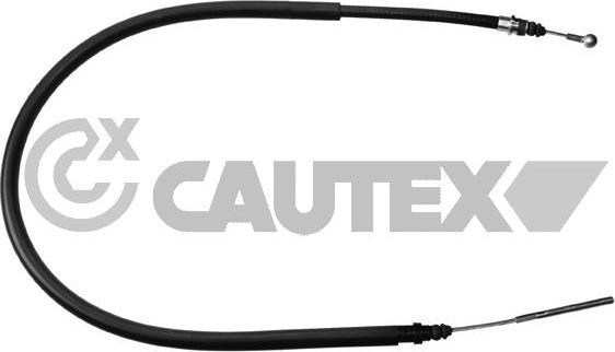 Cautex 019065 - Тросик, cтояночный тормоз autospares.lv