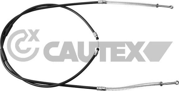 Cautex 019036 - Тросик, cтояночный тормоз autospares.lv
