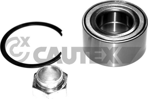 Cautex 011228 - Подшипник ступицы колеса, комплект autospares.lv