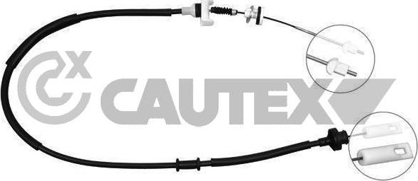 Cautex 018950 - Трос, управление сцеплением autospares.lv