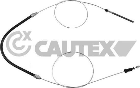 Cautex 017121 - Тросик, cтояночный тормоз autospares.lv