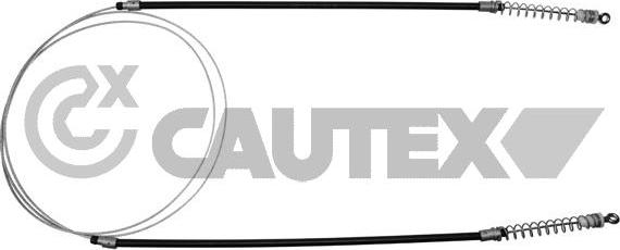 Cautex 017819 - Тросик, cтояночный тормоз autospares.lv