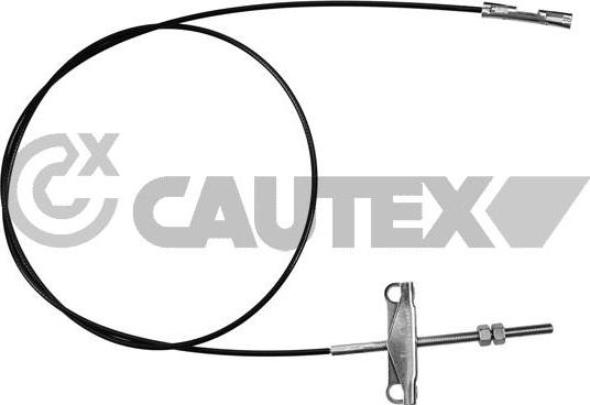 Cautex 088079 - Тросик, cтояночный тормоз autospares.lv
