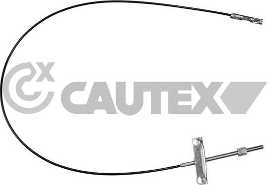 Cautex 088078 - Тросик, cтояночный тормоз autospares.lv