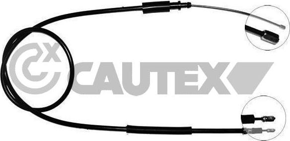 Cautex 036541 - Тросик, cтояночный тормоз autospares.lv