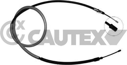 Cautex 038476 - Тросик, cтояночный тормоз autospares.lv