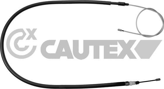 Cautex 038515 - Тросик, cтояночный тормоз autospares.lv