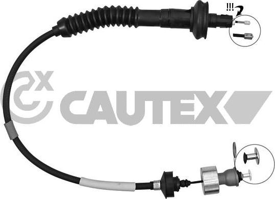 Cautex 038319 - Трос, управление сцеплением autospares.lv