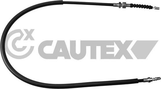 Cautex 038268 - Тросик, cтояночный тормоз autospares.lv