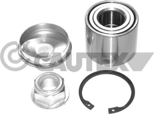 Cautex 021442 - Подшипник ступицы колеса, комплект autospares.lv