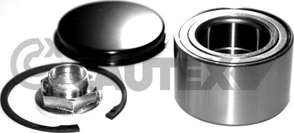 Cautex 021437 - Подшипник ступицы колеса, комплект autospares.lv