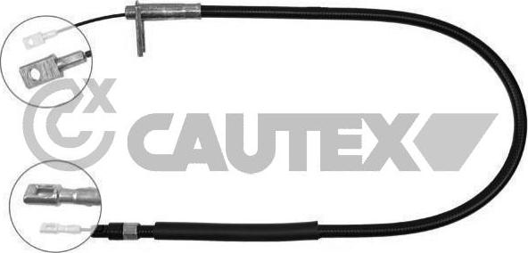 Cautex 108003 - Тросик, cтояночный тормоз autospares.lv