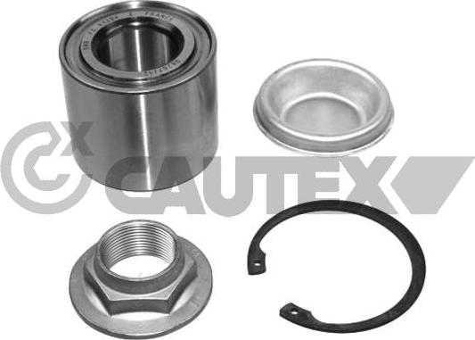 Cautex 754778 - Подшипник ступицы колеса, комплект autospares.lv