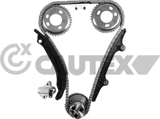 Cautex 752033 - Комплект цепи привода распредвала autospares.lv