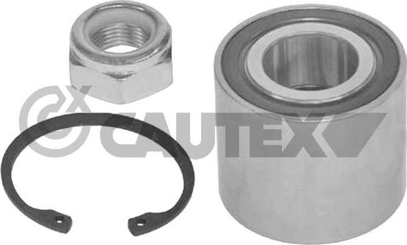 Cautex 769701 - Подшипник ступицы колеса, комплект autospares.lv