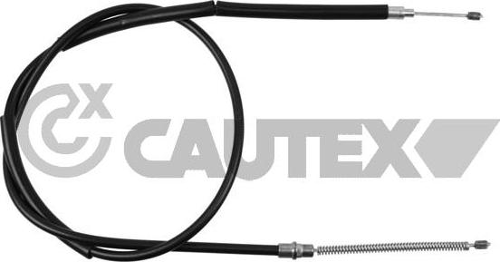 Cautex 765908 - Тросик, cтояночный тормоз autospares.lv