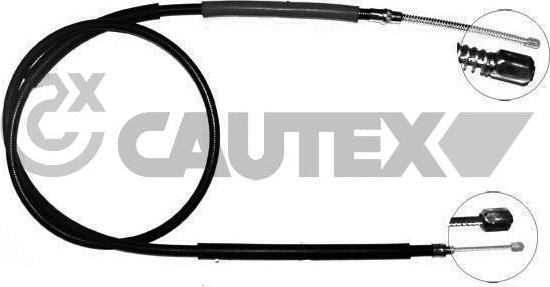 Cautex 765903 - Тросик, cтояночный тормоз autospares.lv