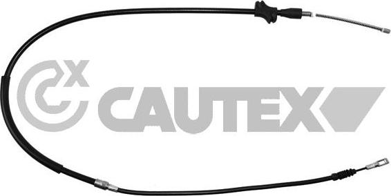 Cautex 765986 - Тросик, cтояночный тормоз autospares.lv