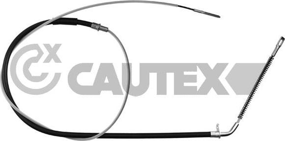 Cautex 766053 - Тросик, cтояночный тормоз autospares.lv
